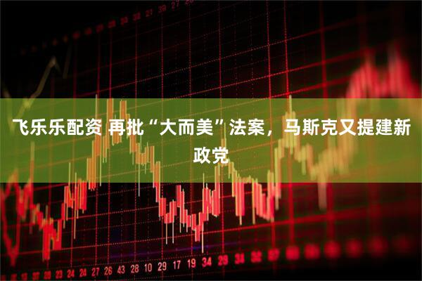 飞乐乐配资 再批“大而美”法案，马斯克又提建新政党